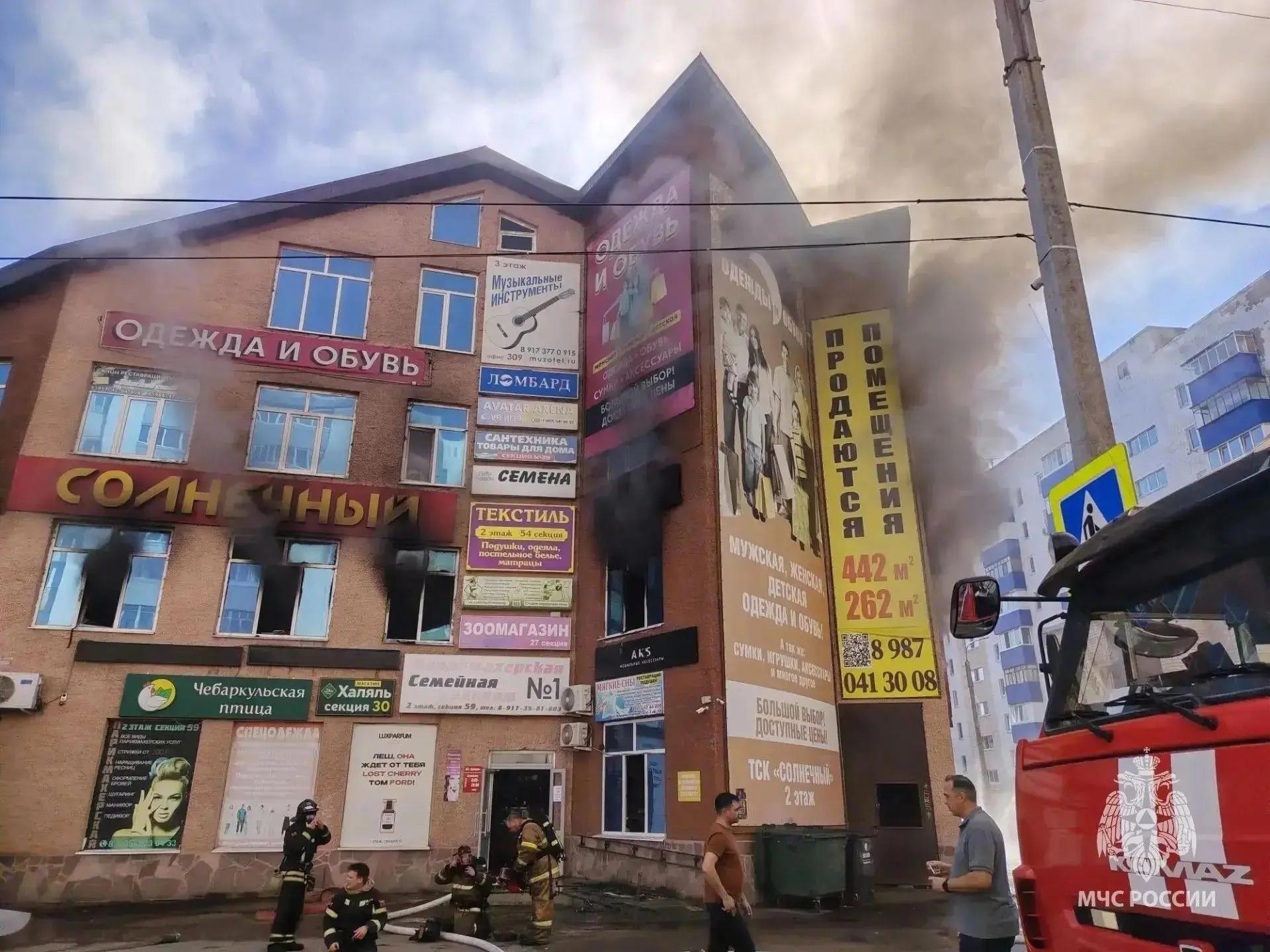 Пострадавшие на пожаре в ТСК «Солнечный» находятся в состоянии стресса В больнице Стерлитамака остаются пятеро пострадав